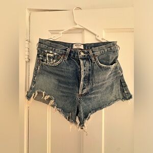 Women’s AGOLDE size 27 Parker cutoff shorts